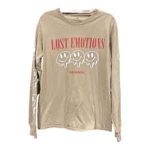 PacSun LA Long Sleeve Graphic Tee 100% Cotton Size M AR 1